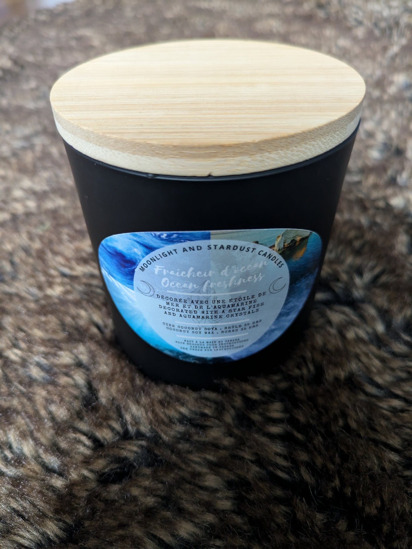 * 3 left * Regular Scent : Ocean / 10oz / Wood wick