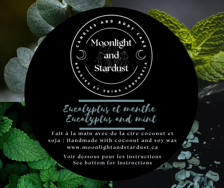 * 1 left * Regular scent : Mint and eucalyptus / 10oz / wood