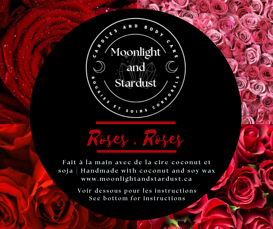 * 1 left * Regular Scent : Roses / 4oz / cotton