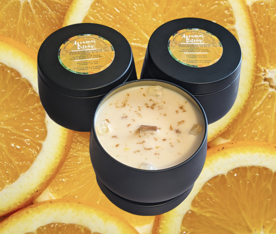 Regular Scent : Citrus / 4oz / Wood wick