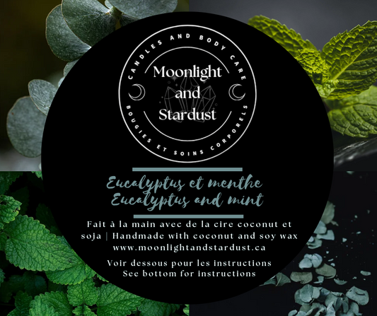 * 1 left * Regular scent : Mint and eucalyptus / 10oz / wood
